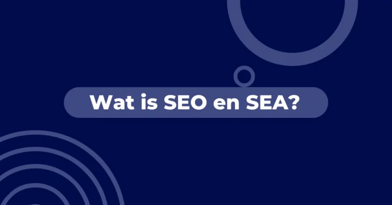 Deze post bespreekt onderwerpen met betrekking tot SEO en SEA.